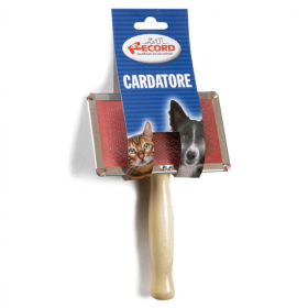 Мека четка за дълга и обемна козина RECORD PINBRUSH SOFT CARDER 